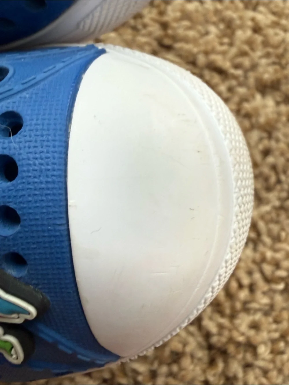 Skechers Kids Blue/Orange Slip On Shoes w/charms Size Toddler 7